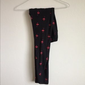 OS Lularoe Flamingo leggings